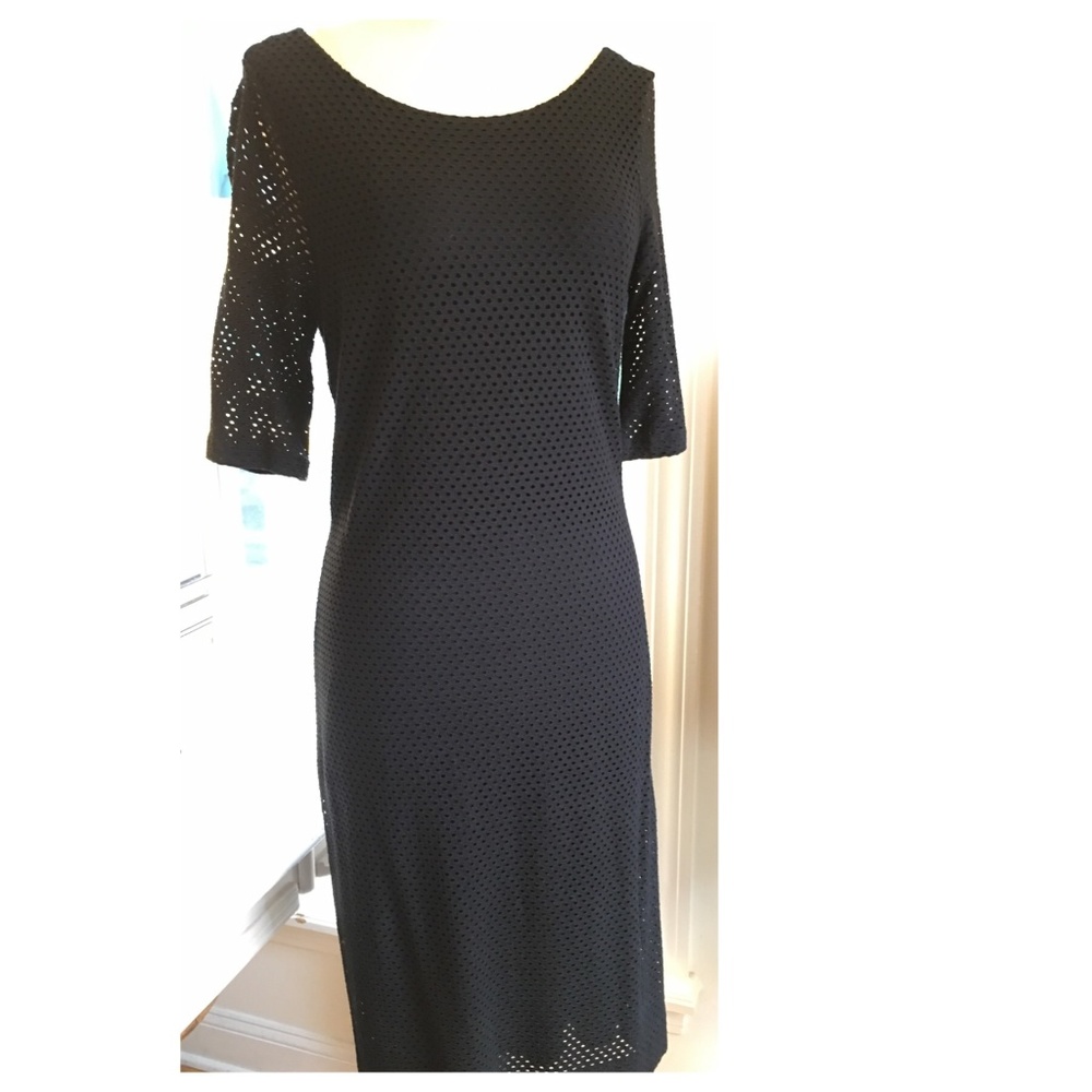 Banana Republic Perforated Knit Dress
